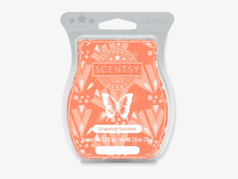 Grapefruit Sunshine Scentsy Bar - Scentsy Rainbows And Butterflies, transparent png download