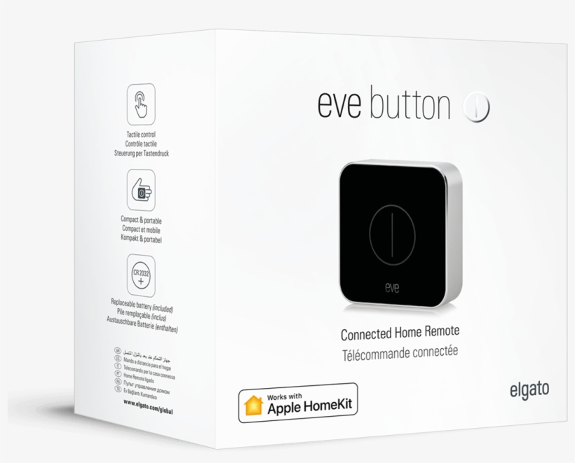Elgato Eve Button Connected Home Remote, transparent png download
