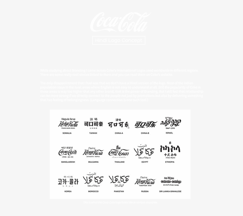 Standardization Versus Adaptation Coca Cola, transparent png download