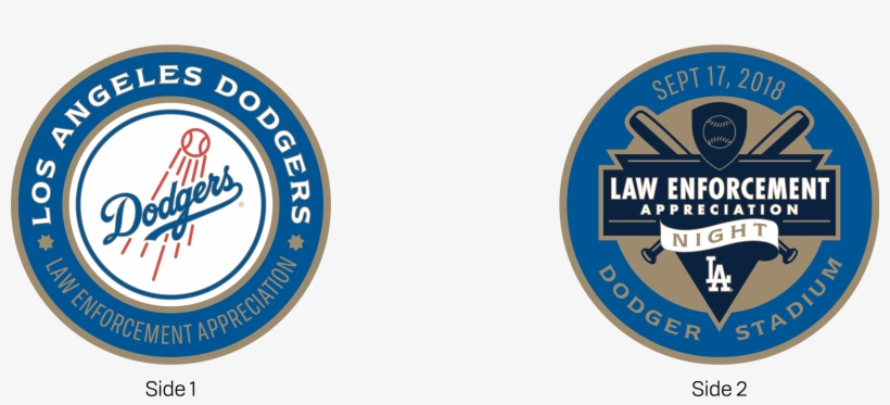A Law Enforcement Appreciation Coin Will Be Offered - Dodgers Law Enforcement Night, transparent png download