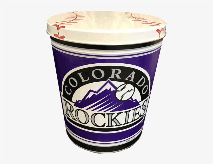 Colorado Rockies Popcorn Tin - Colorado Rockies, transparent png download