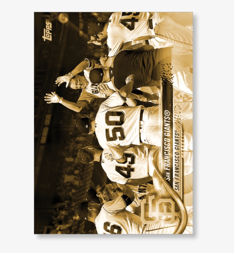 2018 Topps Baseball Series 2 San Francisco Giants - Poster, transparent png download