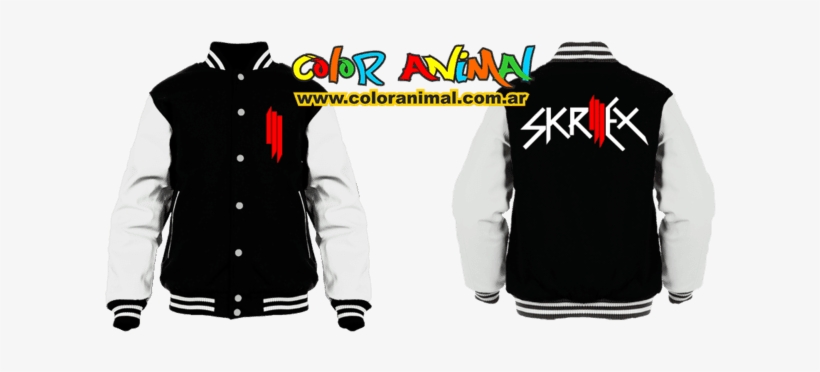 Skrillex Logo Campera Universitaria - Jurassic Park Baseball Jacket, transparent png download
