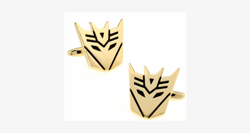 Decepticon Transformer Cufflinks In Brass - Decepticon, transparent png download