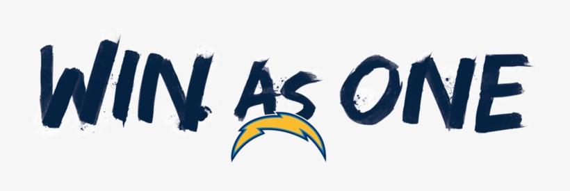 A Campaign Built For The Chargers, Win As One Was Meant, transparent png download