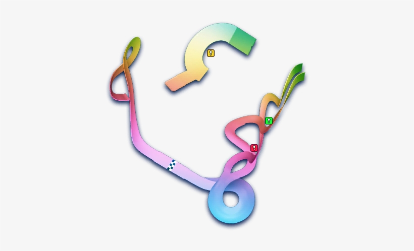 Race 4 4 - Mario Kart 8 Deluxe Route Arc En Ciel, transparent png download