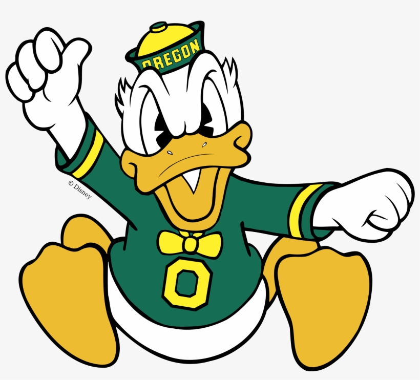 Oregon Ducks Logo Png Transparent - U Of O Duck, transparent png download