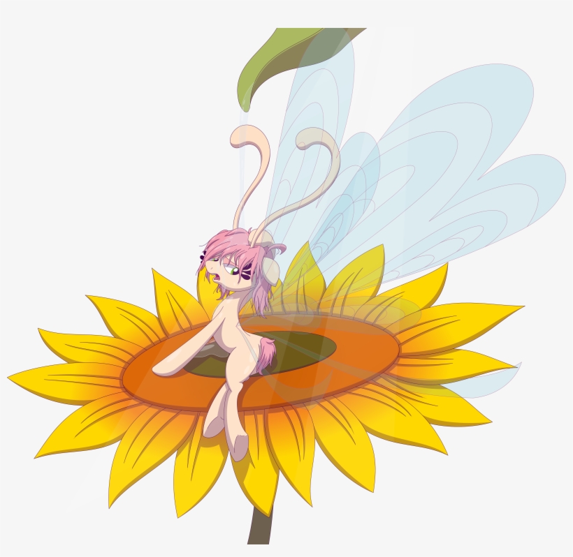 Zacatron94, Breezie, Flower, Huniepop, Kyu, Ponified, - Black-eyed Susan, transparent png download