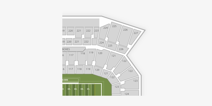 Mountaineer Stadium Section 124, transparent png download