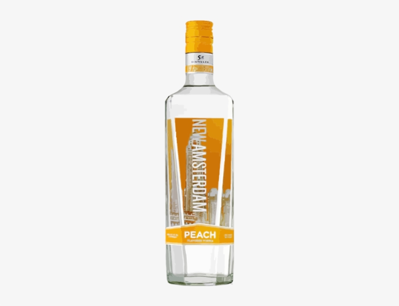 New Amsterdam Peach Vodka 1l, transparent png download