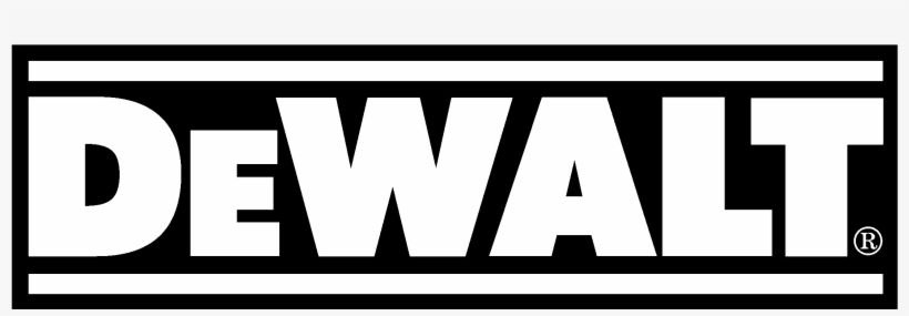 Dewalt Logo Black And White - Dewalt Dw7054 Crown Stops For Dw705, transparent png download