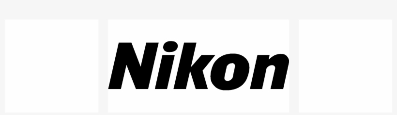 Nikon Logo Black And White - Nikon - Filter - Protection - 77 Mm, transparent png download