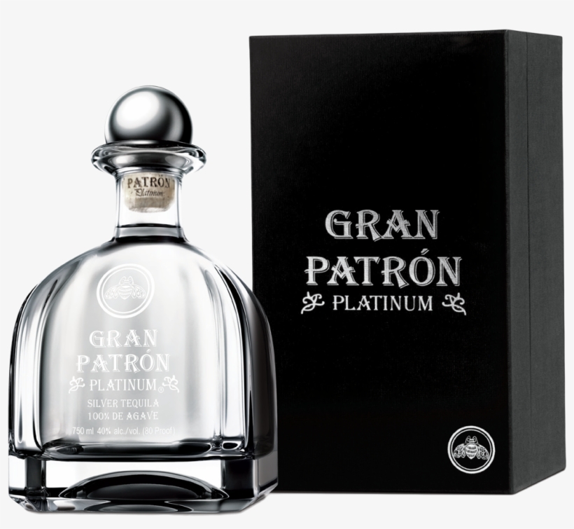 Patron Tequila Gran Platinum - Patron Gran Platinum Tequila 750ml, transparent png download