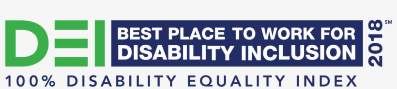 Dei Best Places To Work For Disability Inclusion Logo - Disability Equality Index 2018, transparent png download