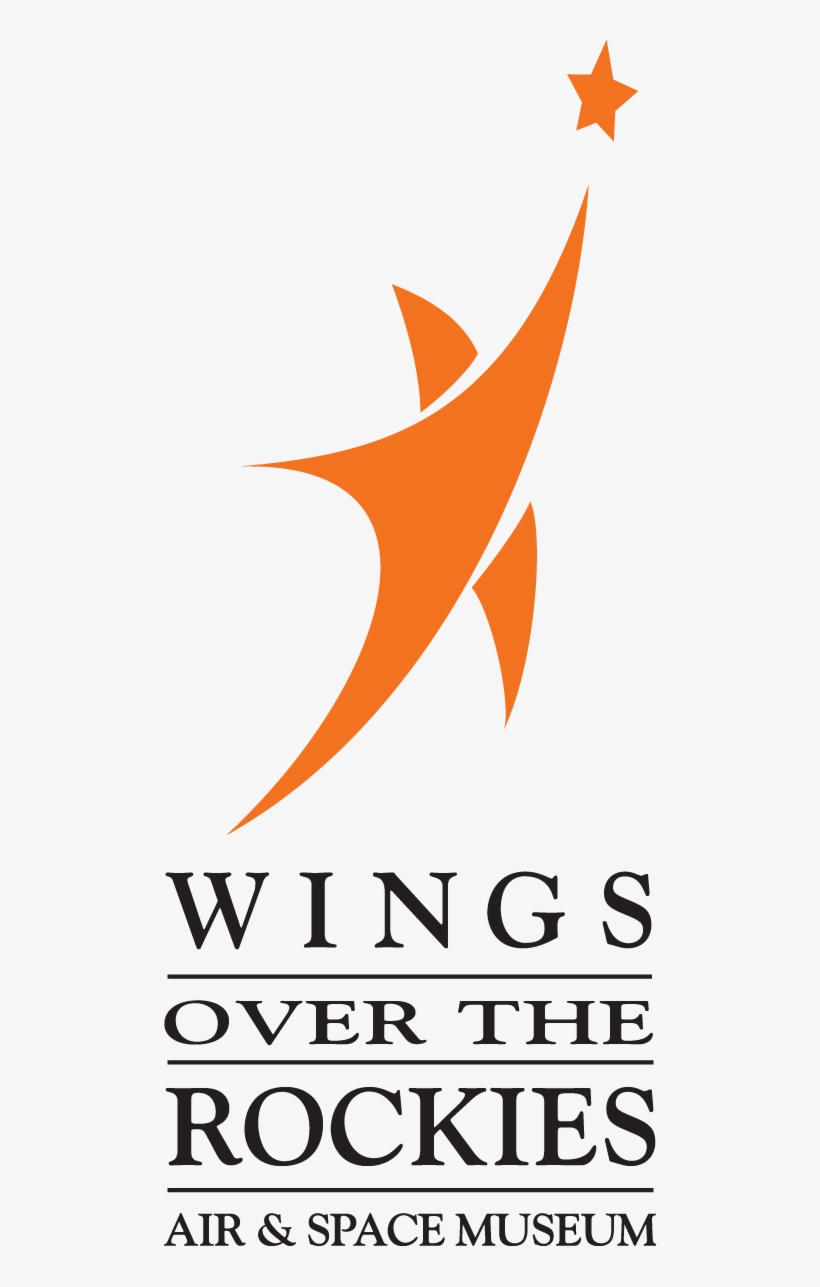 Wings Over The Rockies Logo Vertical No Bg - Wings Over The Rockies Air & Space Museum Logo, transparent png download