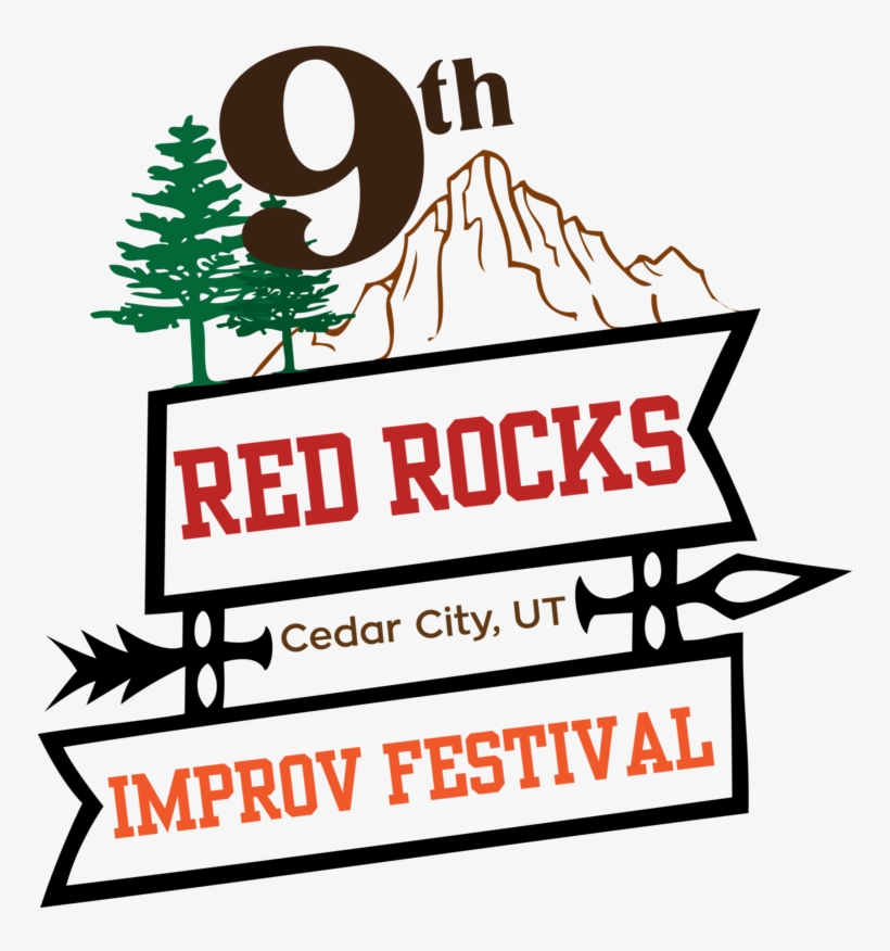 Off The Cuff Improv Presents The 9th Annual Red Rock - Trading Phrases Large Pine Tree Wall Decal, transparent png download