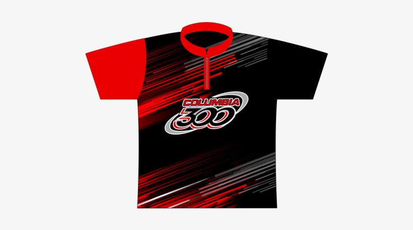 Columbia 300 Express Dye Sublimated Jersey Style 0180 - Columbia Bowling Dye-sublimated Jersey W/ Sash Collar, transparent png download
