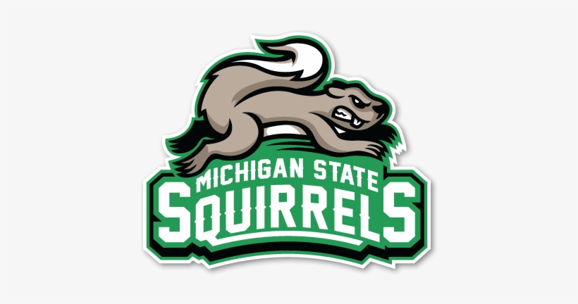 Lake Superior Sharks - Michigan State Squirrels Logo, transparent png download