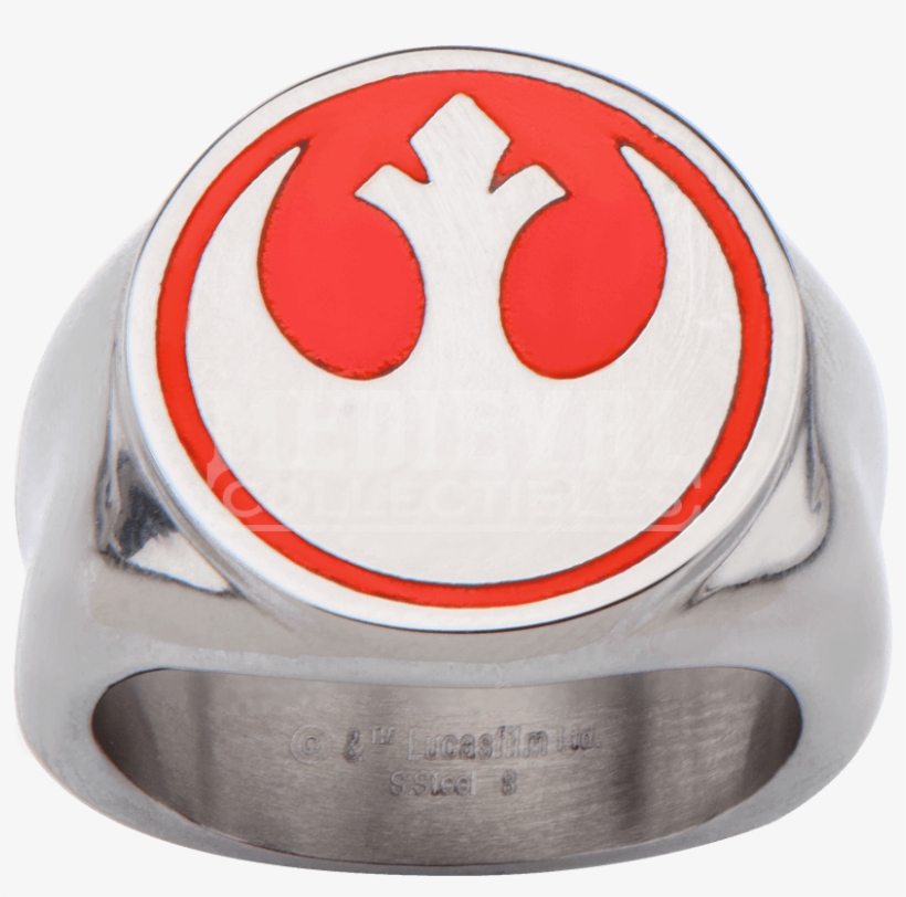 Star Wars Ring Rebel Symbol Red Size 8, transparent png download