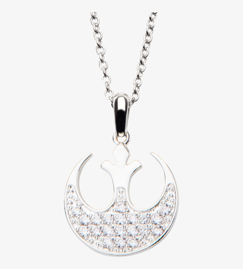 Star Wars Rebel Alliance Silver Plated Pendant, transparent png download