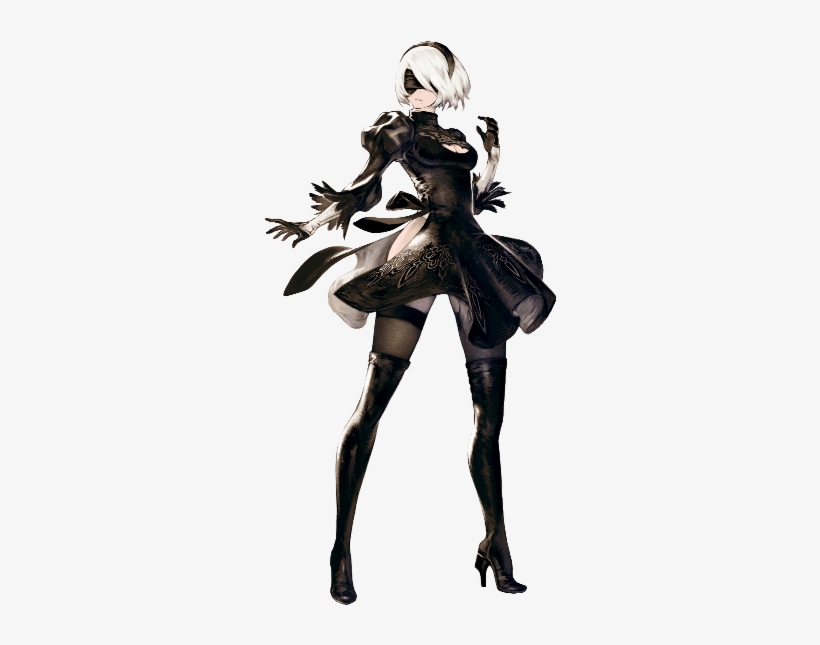 2 Type B - Nier Automata Wallpaper 2b Transparent PNG - 309x576 - Free ...