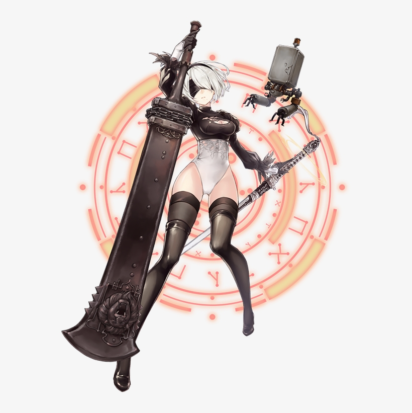 For Those Who Don't Know, When 2b Self - Sinoalice 2b, transparent png download