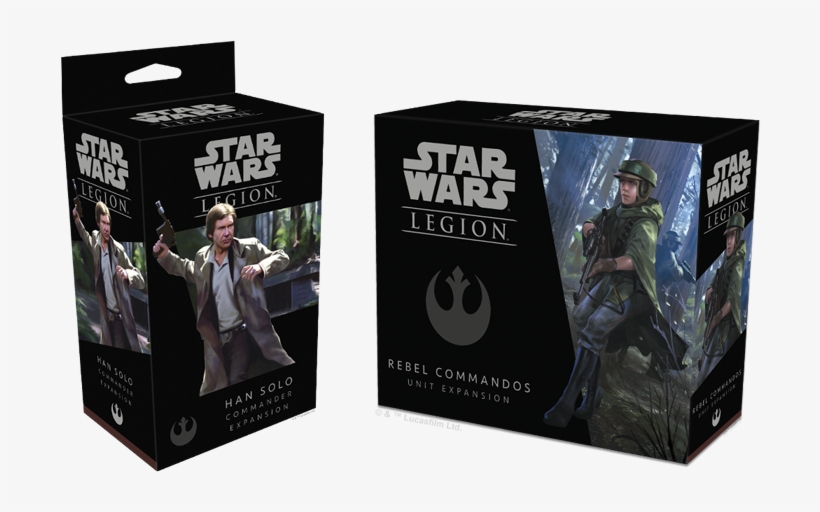 Two Rebel Alliance Star Wars - Star Wars Legion Han Solo, transparent png download