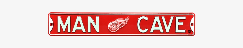 Detroit Red Wings “man Cave” Authentic Street Sign - Toronto Maple Leafs Man Cave Sign, transparent png download