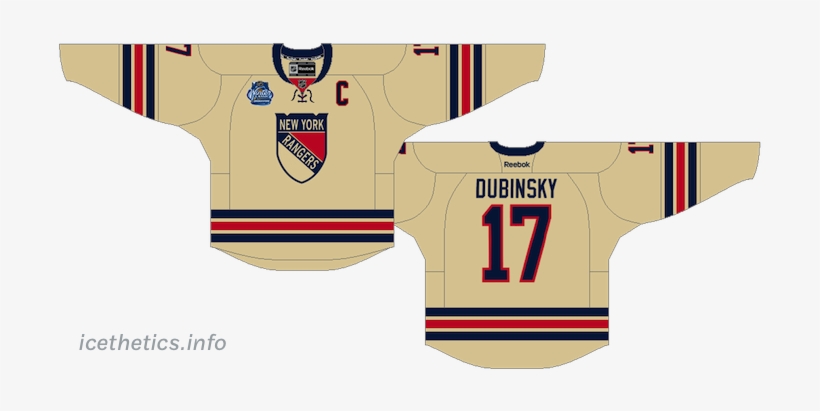 Rumored Winter Classic 2012 Jersey, New York Rangers, transparent png download