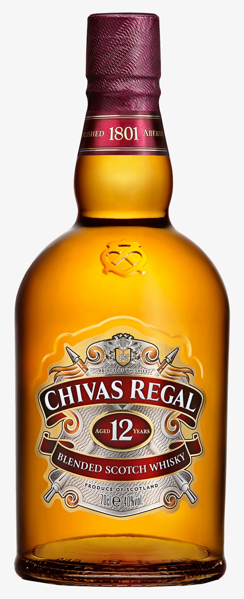 Chivas Regal 12 Year Old Scotch Whisky 700ml - Chivas Regal 12 Years 75cl, transparent png download