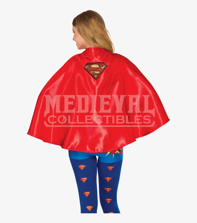 Adult Supergirl Cape - Supergirl Cape Adult Halloween Accessory, transparent png download