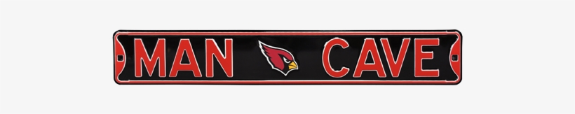 Arizona Cardinals “man Cave” Authentic Street Sign - Arizona Cardinals Man Cave Street Sign, transparent png download