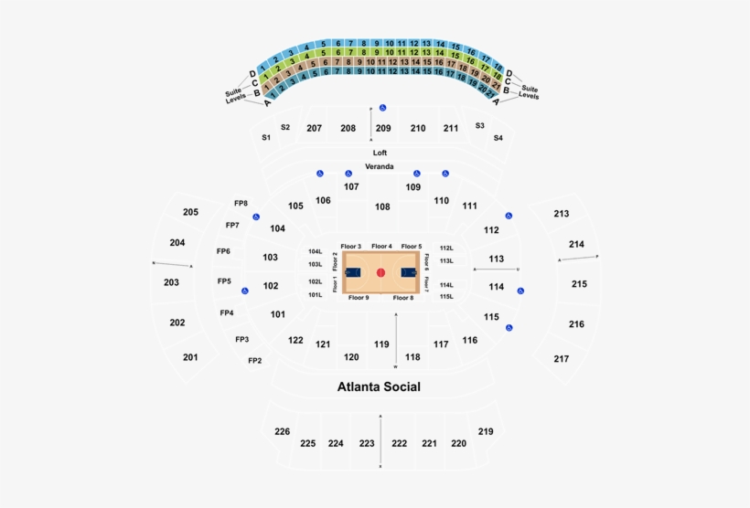 Philadelphia 76ers Tickets At State Farm Arena - State Farm Arena, transparent png download