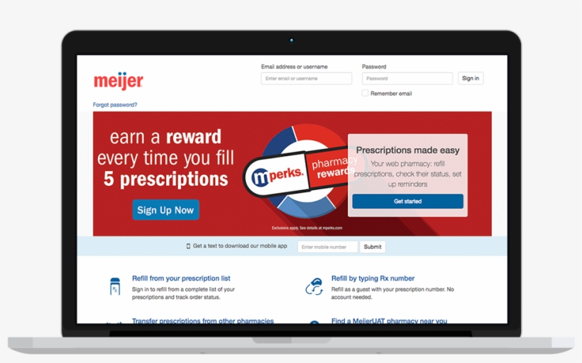 Refill From Prescription List - Web Page, transparent png download