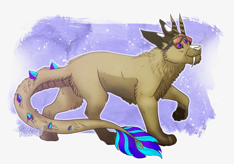 Monstercat [art By Fuzzymaro] - Illustration, transparent png download