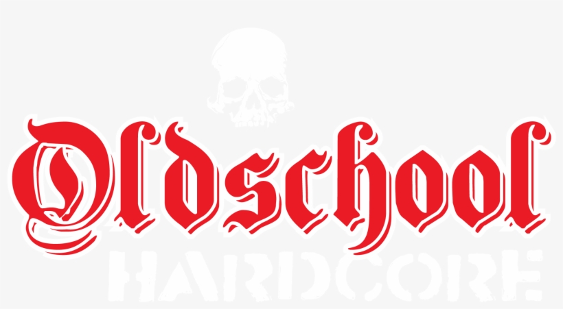 Oldschool Hardcore Negative - Old School Logo Png, transparent png download