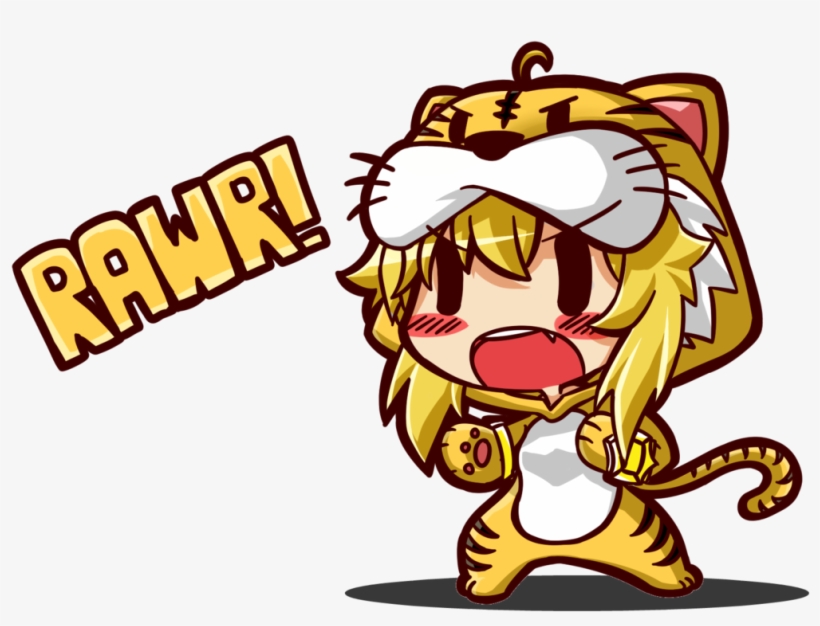 R A W R By Shizumii Kaii-d6q6g1r - Chibi, transparent png download