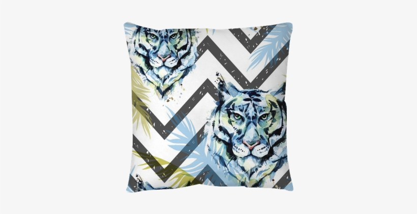 Watercolor Exotic Seamless Pattern - Watercolor Painting, transparent png download