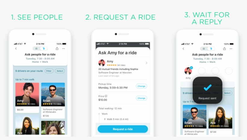 Waze Carpool App - Carpool, transparent png download
