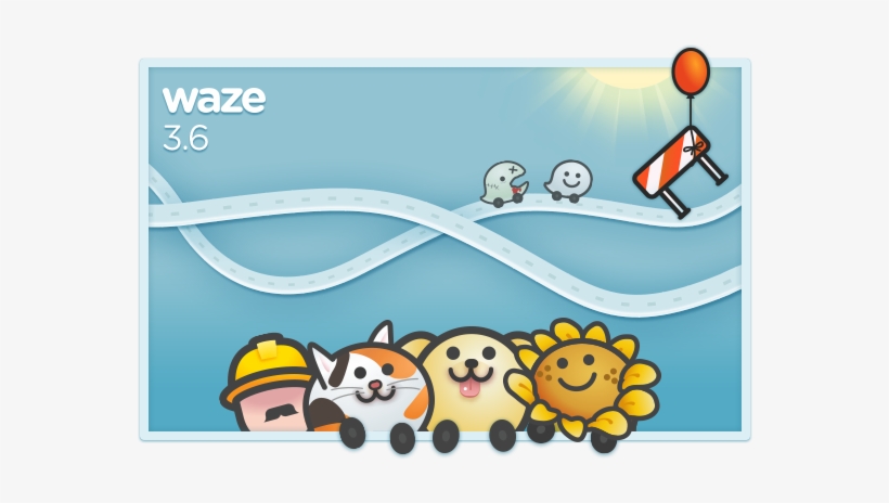 V3 6 Blog Banner - Waze, transparent png download