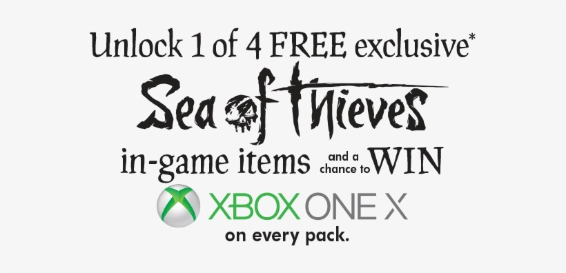 Unlock 1 Of 4 Free Exclusive* Sea Of Thieves In-game - Sea Of Thieves Chips Ahoy Codes, transparent png download