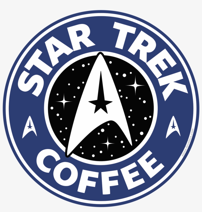 Star Trek Bucks Coffee - Starbucks Logo, transparent png download