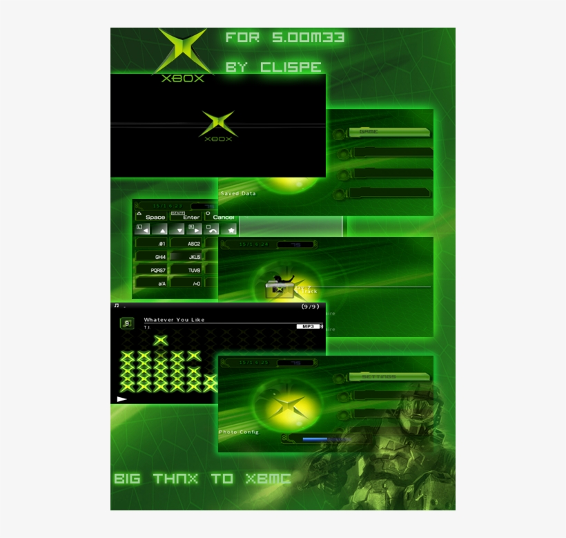 Original Xbox Dash - Halo Reach Edible Cake Topper Frosting 14 Sheet Birthday, transparent png download