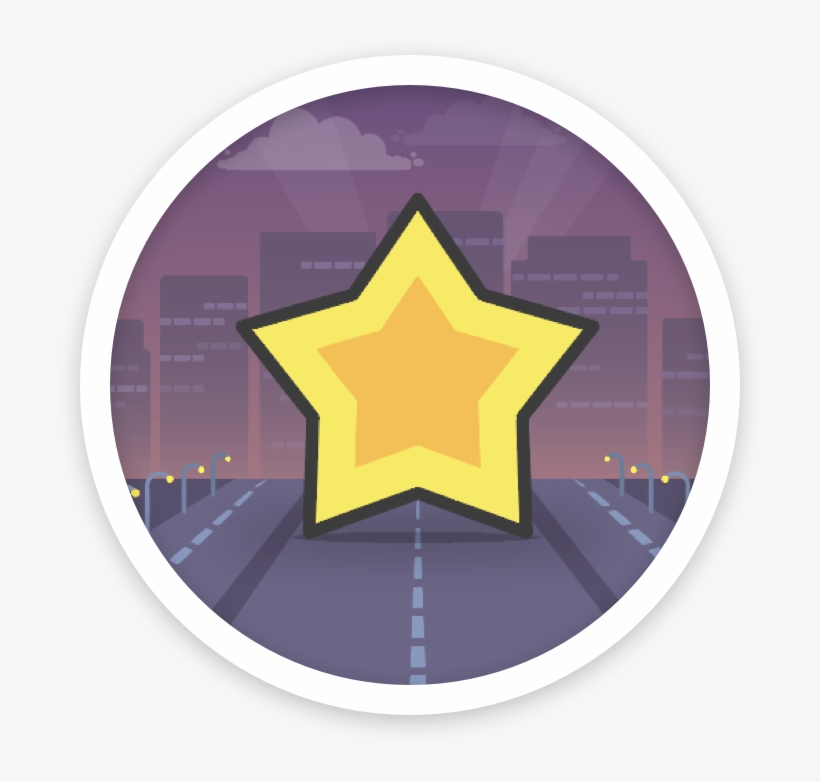 Star Icon - Circle, transparent png download