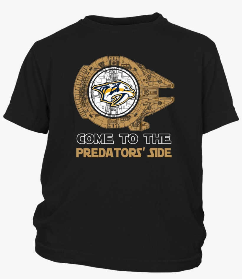 Come To The Nashville Predators' Side Star Wars Shirts - Nashville Predators, transparent png download