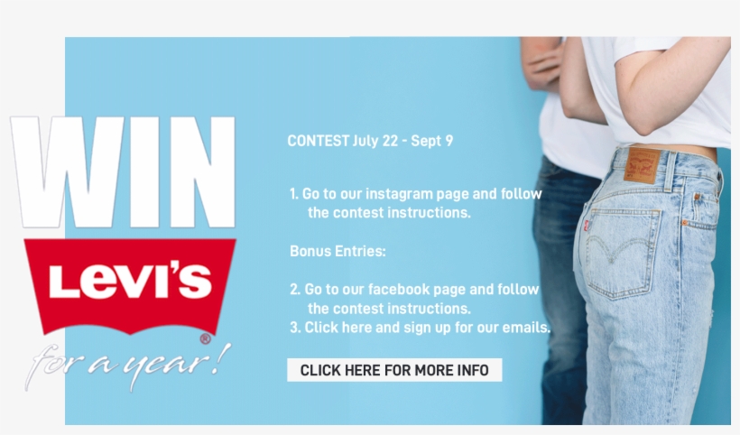 Win Levi's For A Year - Pocket, transparent png download