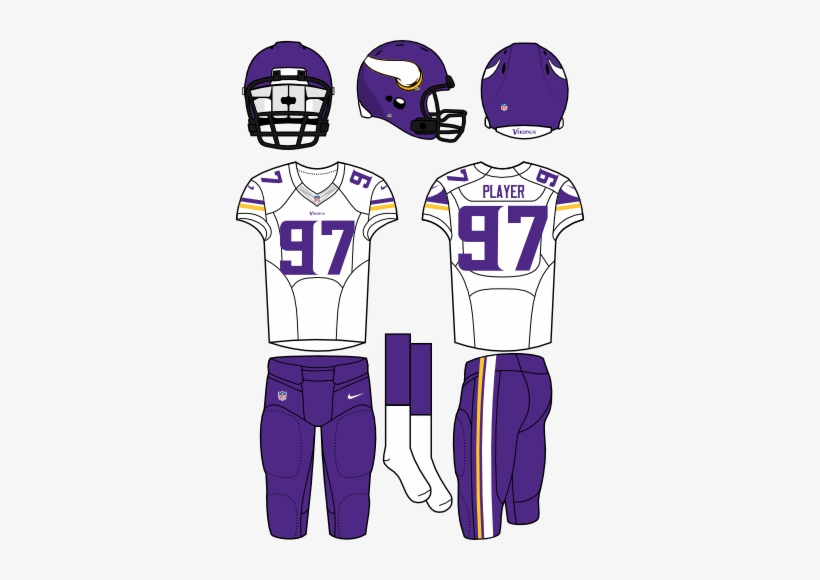 Minnesota Vikings - New Nfl Uniforms 2010, transparent png download
