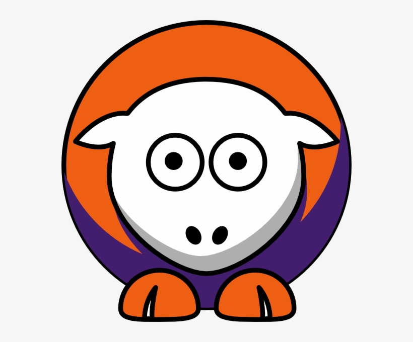 Sheep - Clemson Tigers - Team Colors - College Football - North Dakota State Bison Football, transparent png download