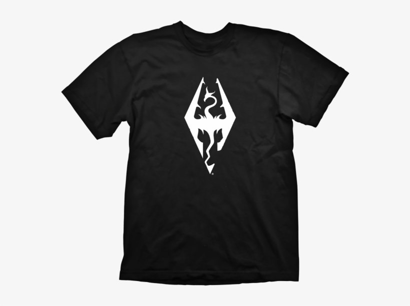 Skyrim T-shirt Dragon Symbol - Bioshock Plasmid T Shirt, transparent png download
