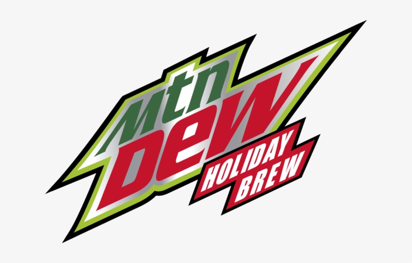 Logo 2017 Holiday Brew - Mountain Dew Soda, transparent png download